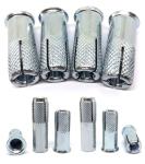 Internally Threaded M10 Metric Q235 Hex Flange Bolts Zinc Plated Sleeve