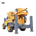 TWD200 Portable Water Well Drilling Rig Four Wheel Trailer Mounted Hydraulic