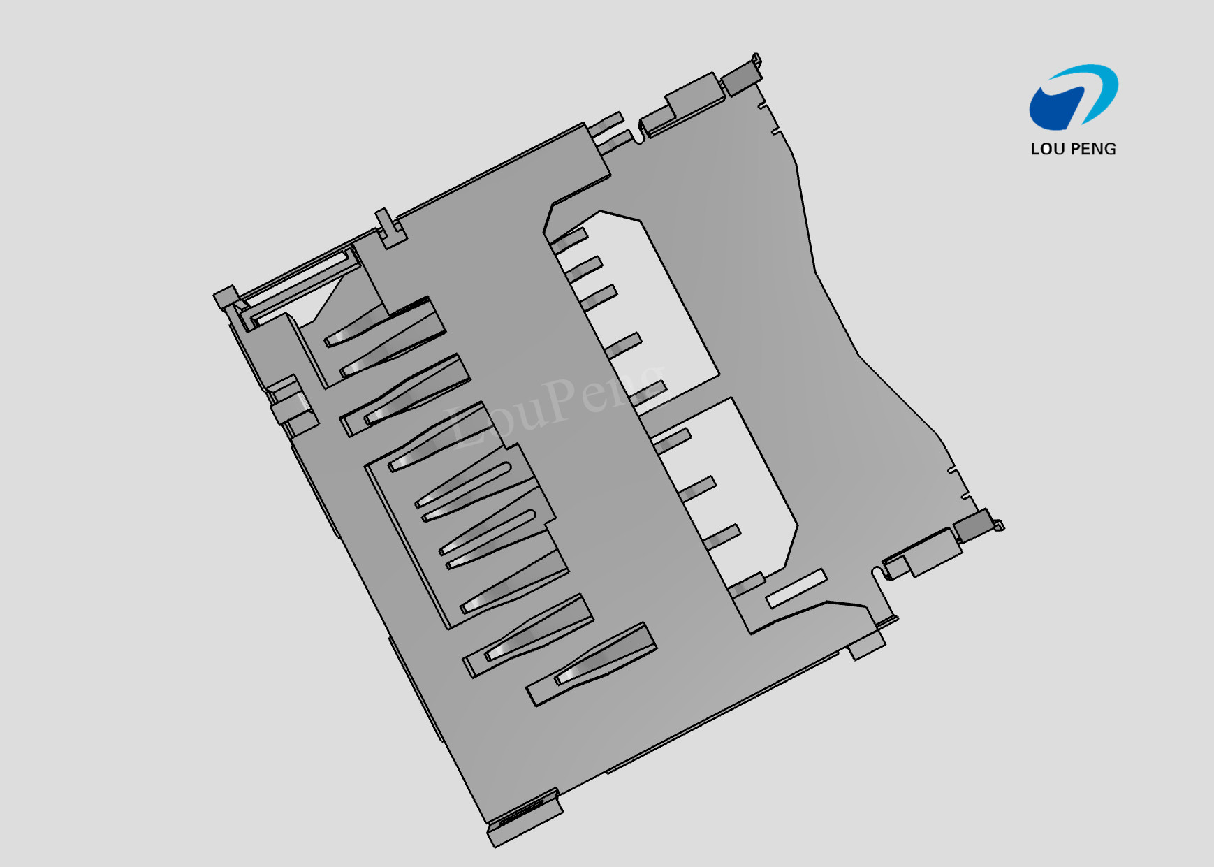 Micro SD Card Connectors, Secure Digital Compatible Card, 9 Position, Surface Mount, Right Angle