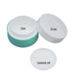 50ml Plastic Cosmetic Cream Jar Custom Color White Transparent Pink Blue