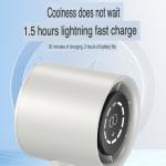 210*175*65mm Black Portable Violent Battery Operated Fans For Camping Unforgetta