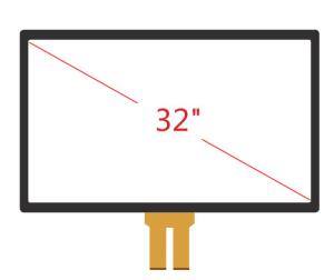 Wholesale PCT/P-CAP 32&quot; Projected Capacitive Touch Screen Panel , High Resolution 1024x1024 from china suppliers
