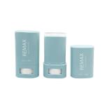 20g Green/Blue ellipse smooth bottle with Green/Blue/White lid for fragrance and