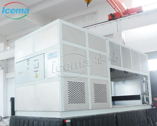 37.5KW Cooling Capacity Direct Cooling Block Ice Machine with Stainless Steel
