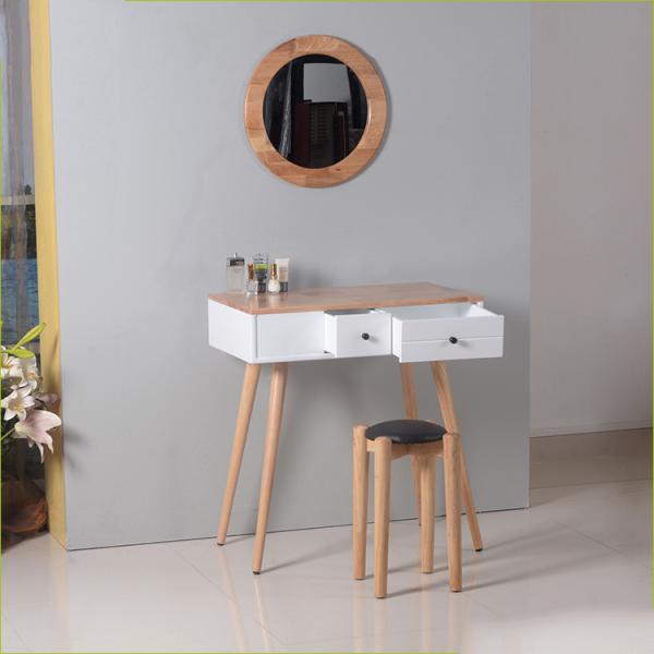 70cm Length 18KG 2 Drawer Mirrored Dressing Table Stool