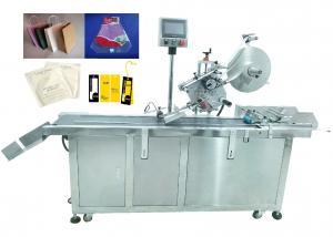 Wholesale 50Hz Automatic Mylar Pouch Plastic Bag Labeling Machine With Date Code Printer YM210D from china suppliers