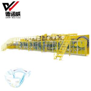 Wholesale Seim Sover Disposable Baby Diaper Machine Nappy Production Line Making Machine from china suppliers