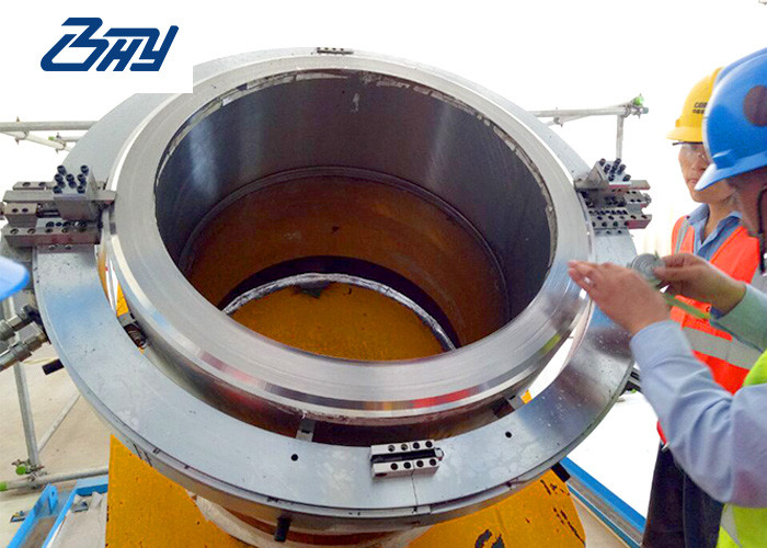 High Strength Hydraulic Pipe Beveling Machine Clamshell Pipe Cutter For Stainless Steel