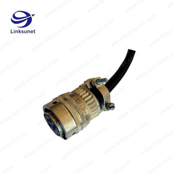 MIL - 5015 MS3108A - 20 - 29S Female Sockets Circular Connector Cable Assembly