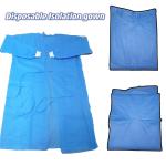 Cross Infection Prevention Adult Gown Blue SMS Fabric Disposable Surgical