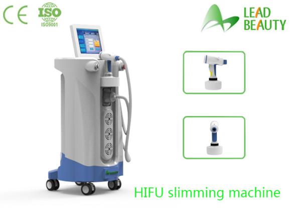 4 Handpieces Ultra Hifu Slimming Machine Rf Cavitation Machine Body Weight Loss