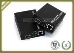 10 / 100 / 1000M Fiber Optic Media Converter External Power With 1 SFP Slot RJ45