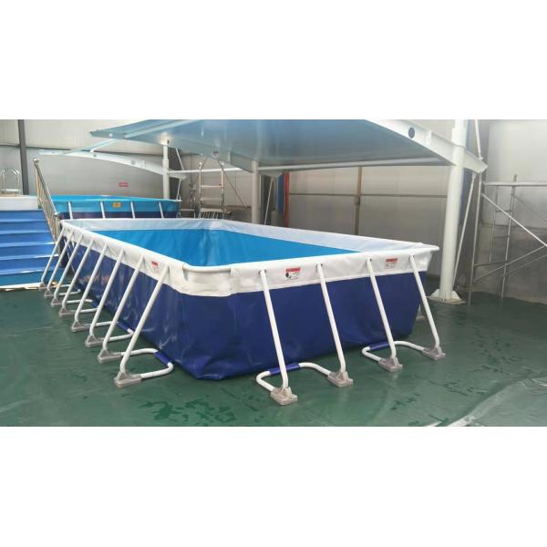 SGS 10M X 10M PVC Swimming Pool Metal Frame For Summer Inflatable