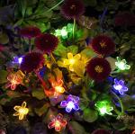 2 Pack Fairy Flower 23ft Decorative Solar Garden Lights