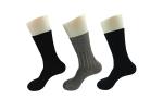 Odor Resistant Black Diabetic Friendly Socks For Unisex Adults Quick Dry