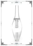 Mini Honey Straw Clear Pure Borosilicate Glass Bong Smoking Water Pipe