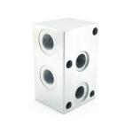 Stainless Steel OEM Parts for Customer Blocks in Certified by RoHS