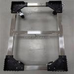 Four Wheels Aluminum Platform Trucks Trolley Cart Supermarket Logistics House