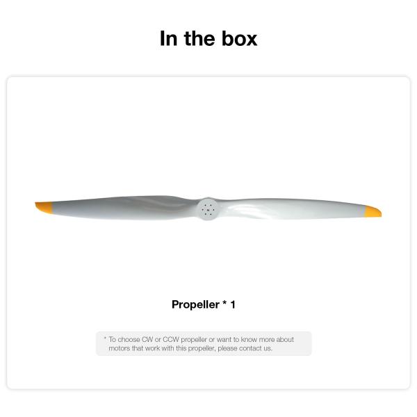 78 Inch 2 Blade Large Carbon Fiber Propeller For BLDC Motor With Powerful Thrust