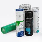 Recycled Paper Mailing Tube Boxes Packaging Custom Round Candle Boxes