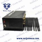 90W Cell Phone Jammer 3G DCS PHS 4G 5G Jammer CDMA GSM With AC Adapter