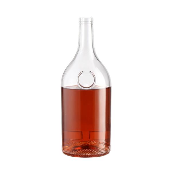 Rubber Stopper Sealing Type 750ml 500ml Glass Liquor Spirits Bottles for Vodka