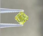 1.04 Carat Aches CVD Lab Created Yellow Diamond With Jewelry Accessories
