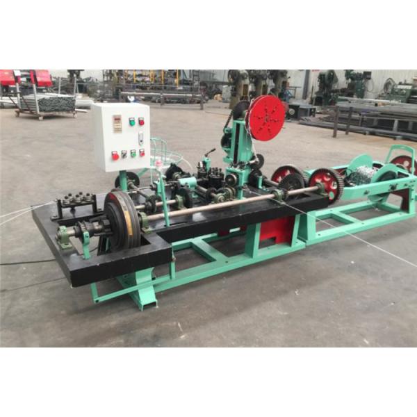 ​Full Automatic Fast Cyclone Barbed Wire Net Wire Fence Machine 76MM 102Mm Barbed Space