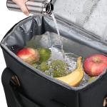 Oxford Insulated Backpack Cooler Bag Bottle Beer Wine Cooler Backpack 10X6X13"