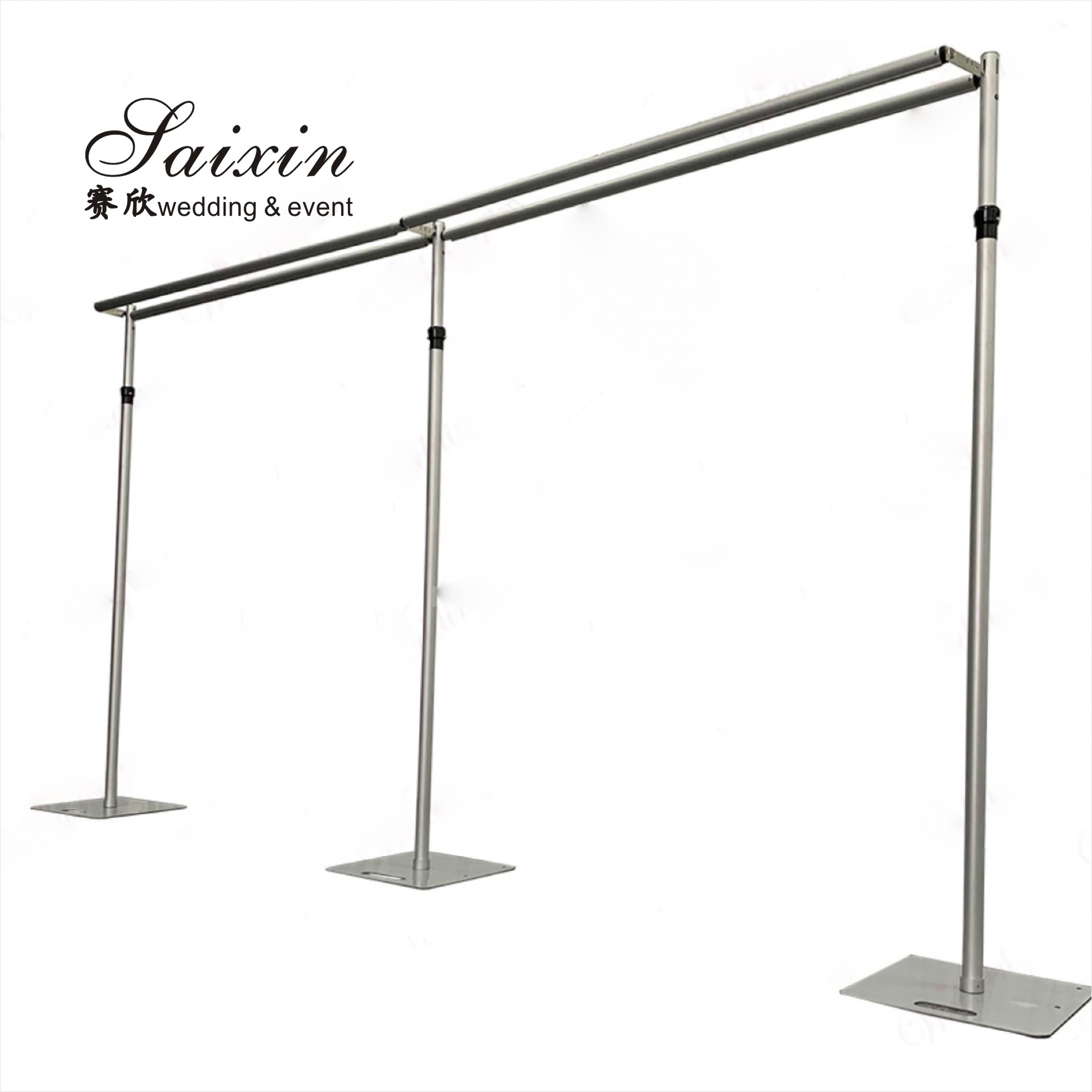 SX-390 Wholesale 3m*6m strong portable wedding stag decoration backdrop drape pipe stands