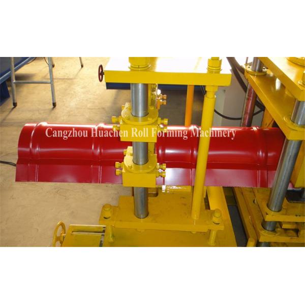 400mm 45# Steel Ridge Cap Roll Forming Machine Roof Tile Roll Forming Machine