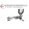 Buy cheap Horizontal Sauce Packaging Machine , 300-2500ml Semiautomatic Filling Machine from wholesalers