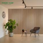 Decoration Melamine Finish 21mm Thick High Density Wooden Acoustic Wall Panel