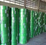 Tensile strength PET plastic belt, PET packaging belt, plastic steel packaging