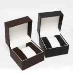 Waterproof PU Leather Watch Box With Jewelry Drawer Storage Display Box Custom