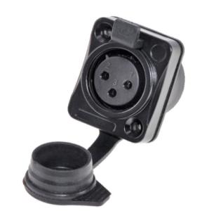Wholesale Outdoor Audio Video Connector Waterproof 3 Pin XLR Plug With Female Gender from china suppliers