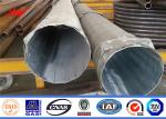 Professional Power Q345 Tubular Steel Pole 30mm Multi Circuit