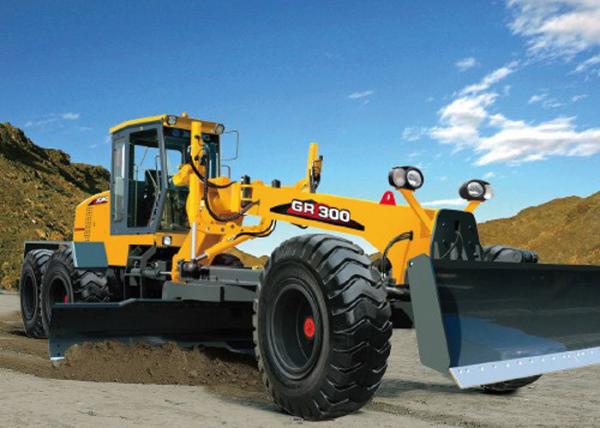 300HP 26Ton XCMG Motor Grader Machine With Cummins Engine Rexroth Hydraulic