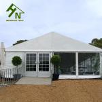 Aluminum Profile Exhibition Glass Marquee Tent Strong Work Construction