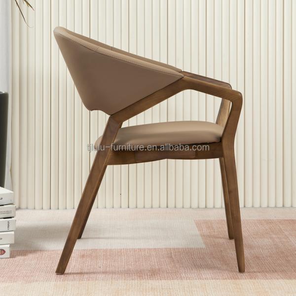 Modern Dining Room Chair Nordic Style Solid Wooden Chairs for Restaurant W58*D61*H80CM Mail Packing Y
