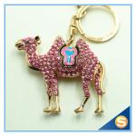 Animal Style Cute Camel Metal Key Chain Glod Plating Key Chain