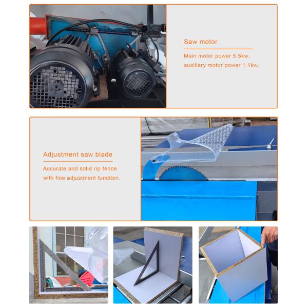 Professional MJ6132 Automatic Sliding Table Panel Saw Machine for Plywood MDF Cutting