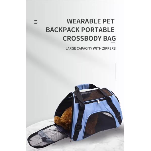 Portable Pet Carrier Bag Canvas Cat Shoulder Bag Carrier Outdoor