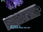 vinyl slider k PVC bag packaging, EVA Beauty Makeup Standup Pouch Bags With