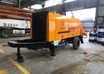 130M 80M3/H Concrete Pump Machine Stationary Hydraulic Orange