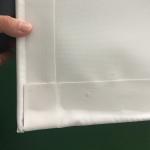 Custom Made PVC Vinyl Tarpaulin High Frequency Welding 580gsm With Eyelet And