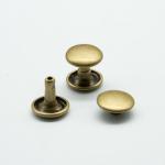 Antique Brass Solid Brass Double Cap Rivets For Leather Crafts Repair Stainless