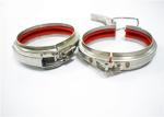 DIN Standard Quick Release Pipe Clamp Stainless Steel Anti Corrosion Custom Size