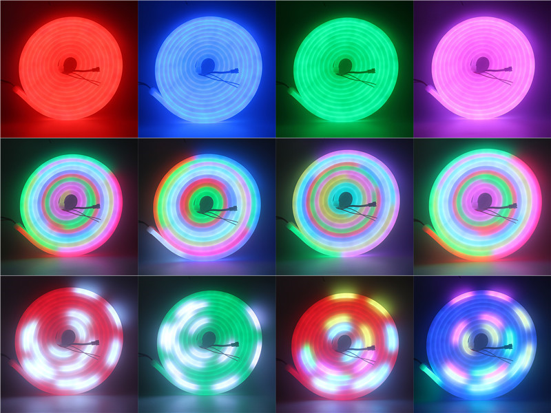 Silicone Flexible LED Neon Strip Light For Bedroom Playroom Decoration