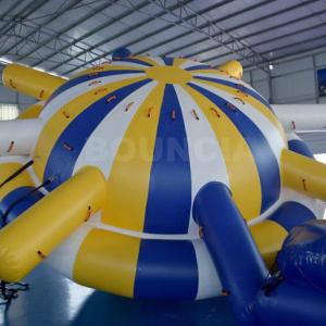 Wholesale Customized Logo Printing UFO Inflatable Water Spinner / Inflatable Water Saturns from china suppliers